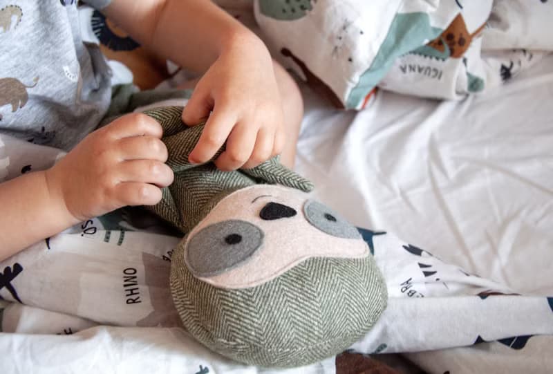 Sloth toy, Sloth plush, Sloth nursery decor, Animal toys for baby, Modern baby