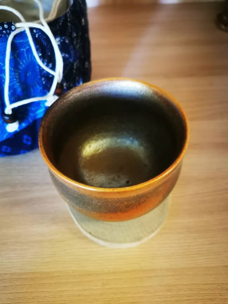 柴燒自然落灰茶杯