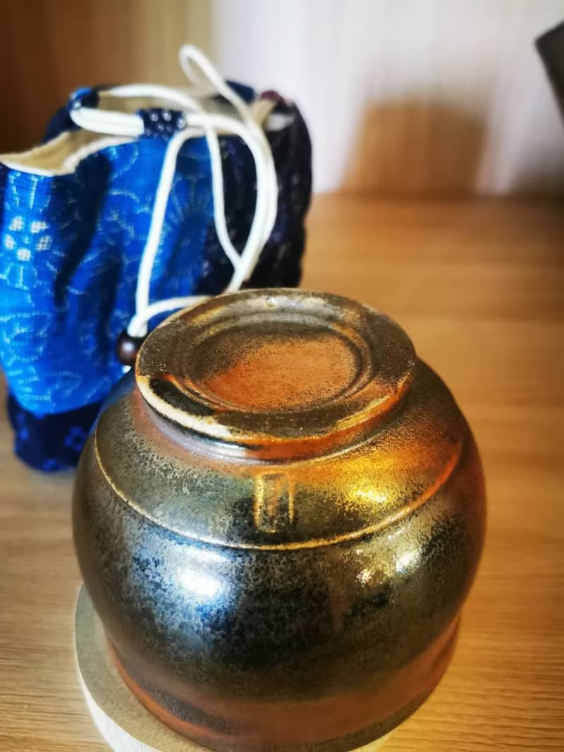 柴燒自然落灰茶杯