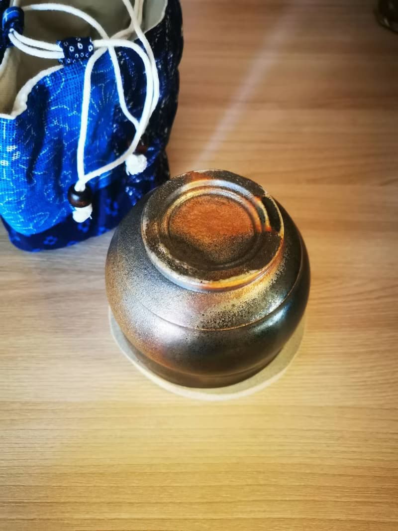 柴燒自然落灰茶杯