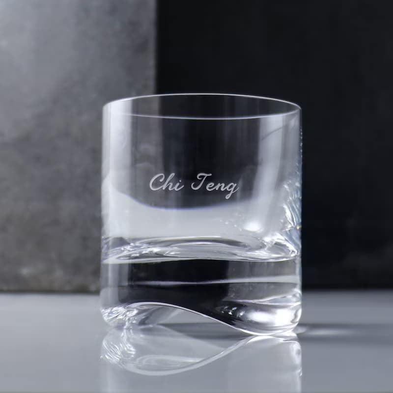 300cc 【Nude Arch】舞者無鉛水晶漩渦手工杯 手工雕刻