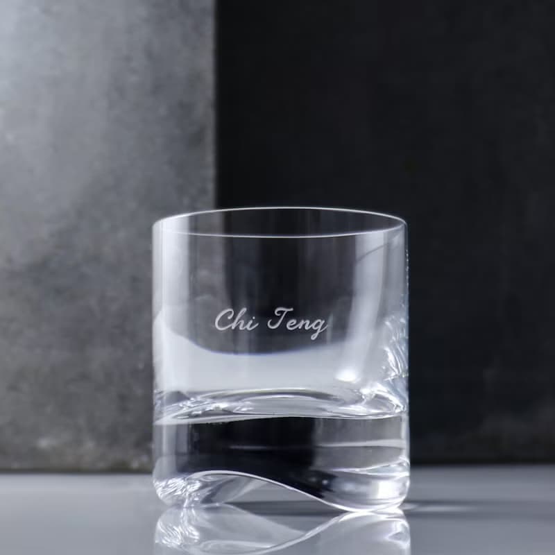 300cc 【Nude Arch】舞者無鉛水晶漩渦手工杯 手工雕刻