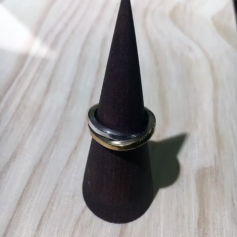 無限的愛/雙色一體戒指~手作的詩為您獻上永恆祝福!愛自己幸福中