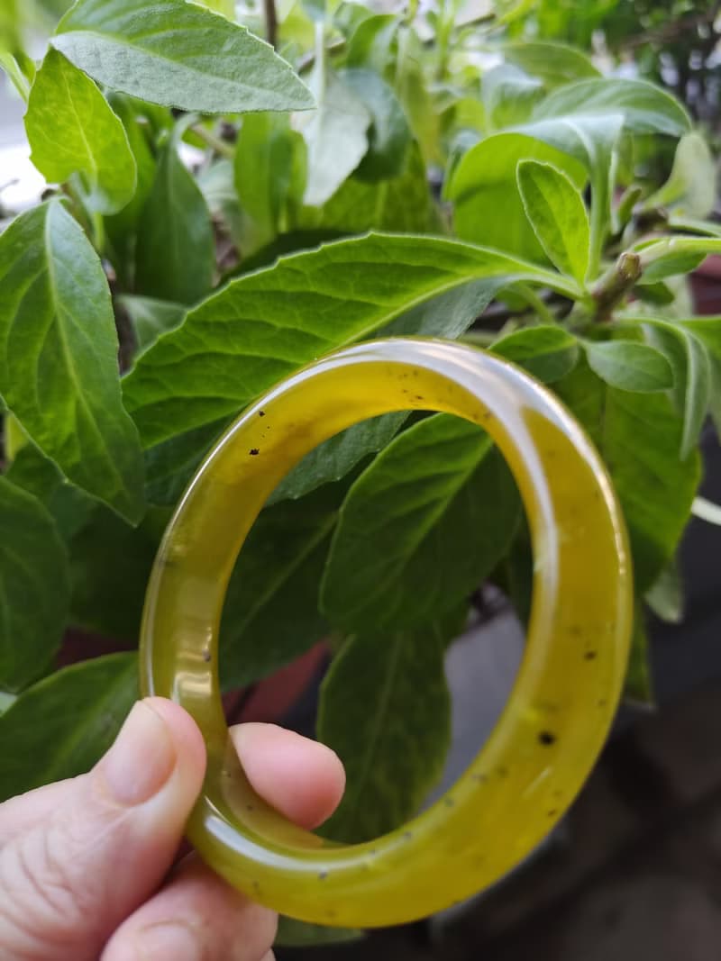 Miss feng天然-黃金玉袖玉手鐲