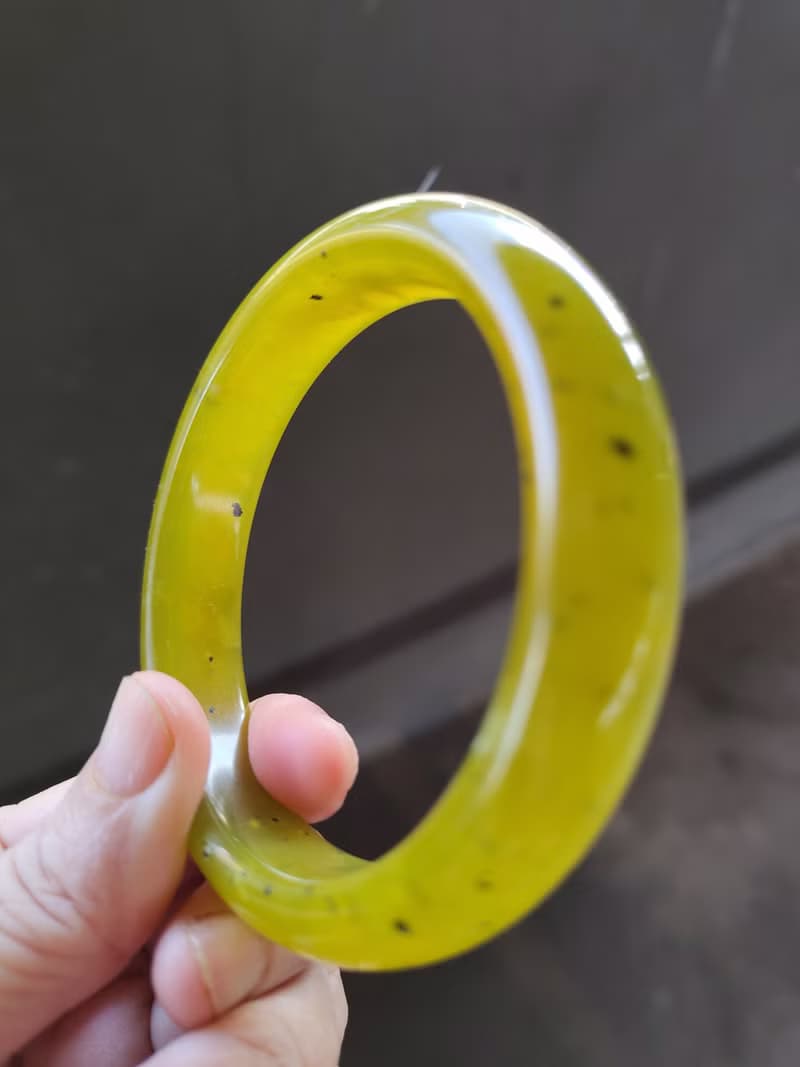 Miss feng天然-黃金玉袖玉手鐲