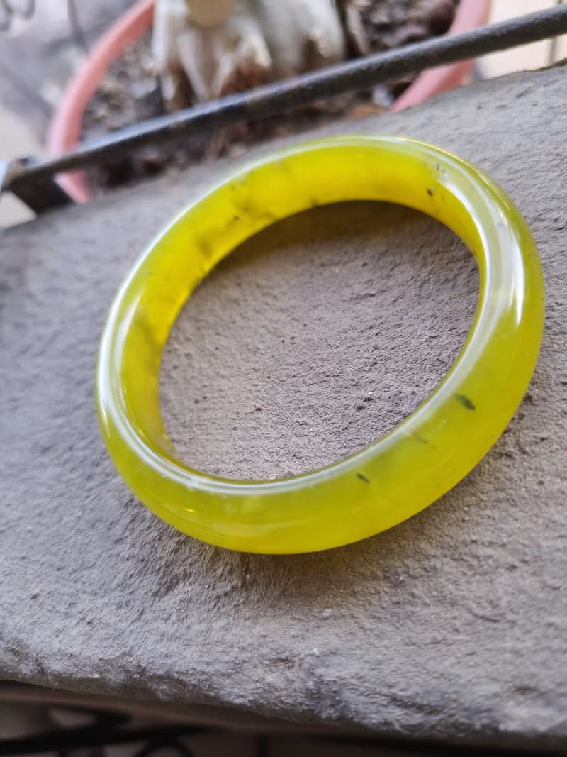 Miss feng天然-黃金玉袖玉手鐲