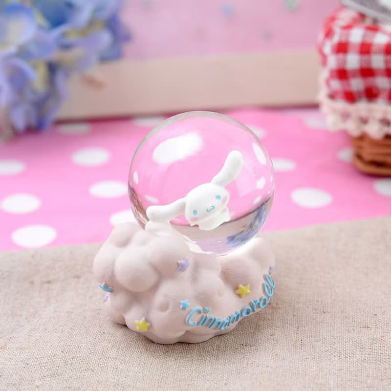 大耳狗  雲朵 水晶球擺飾 生日情人節聖誕交換辦公療癒禮物