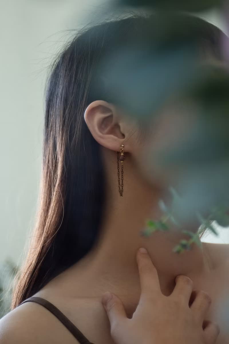 小室 | 方塊瑪瑙 耳扣 - 單只販售