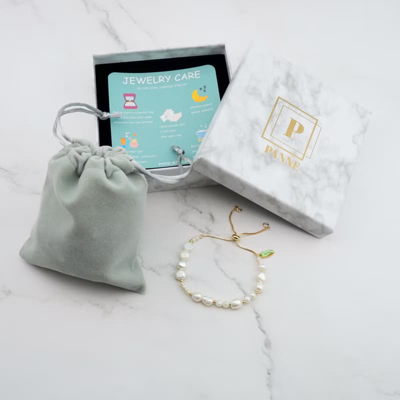 Freshwater Pearl Slider Bracelet