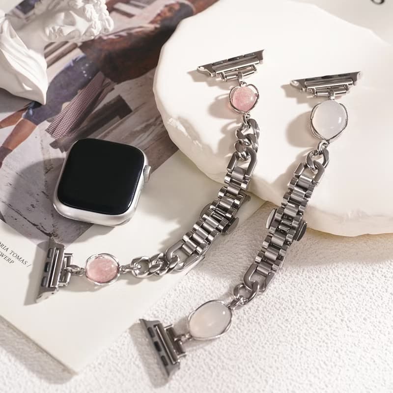 Apple watch - 【Ore series】手做水晶錶帶 蘋果錶帶