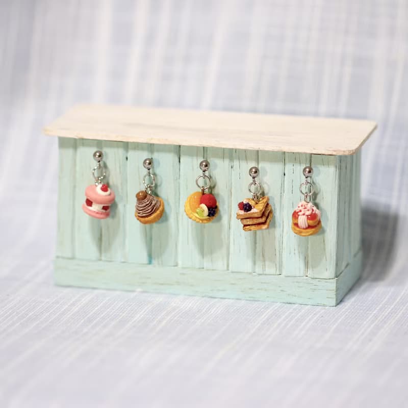袖珍法式甜點耳環 Miniature French Dessert Earring