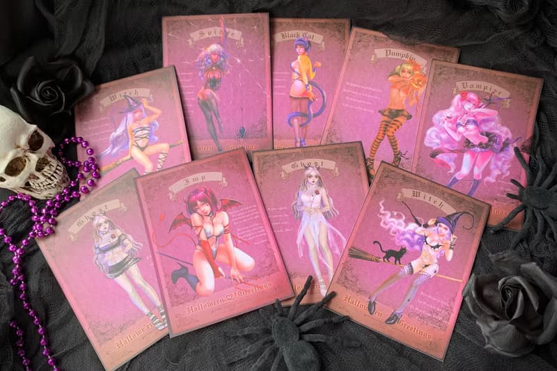 【限量明信片】萬聖節-幽靈新娘(白紗)聖誕禮物 交換禮物