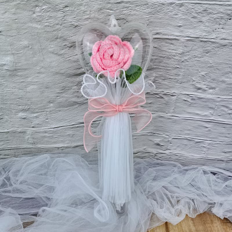 手鉤玫瑰花束 生日禮物 手棒花 花束 畢業 情人節 CRF-038C