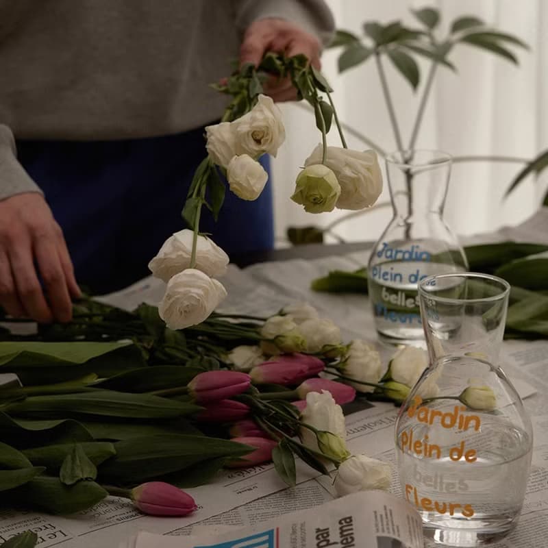 韓國Same.d |  P 法式質感花瓶/花瓶/飲料杯/杯子/餐具/擺飾/軟