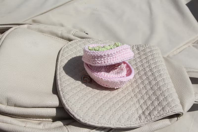 Succulents pot luggage bag organizer. Jewelry storage. Zip pouch.