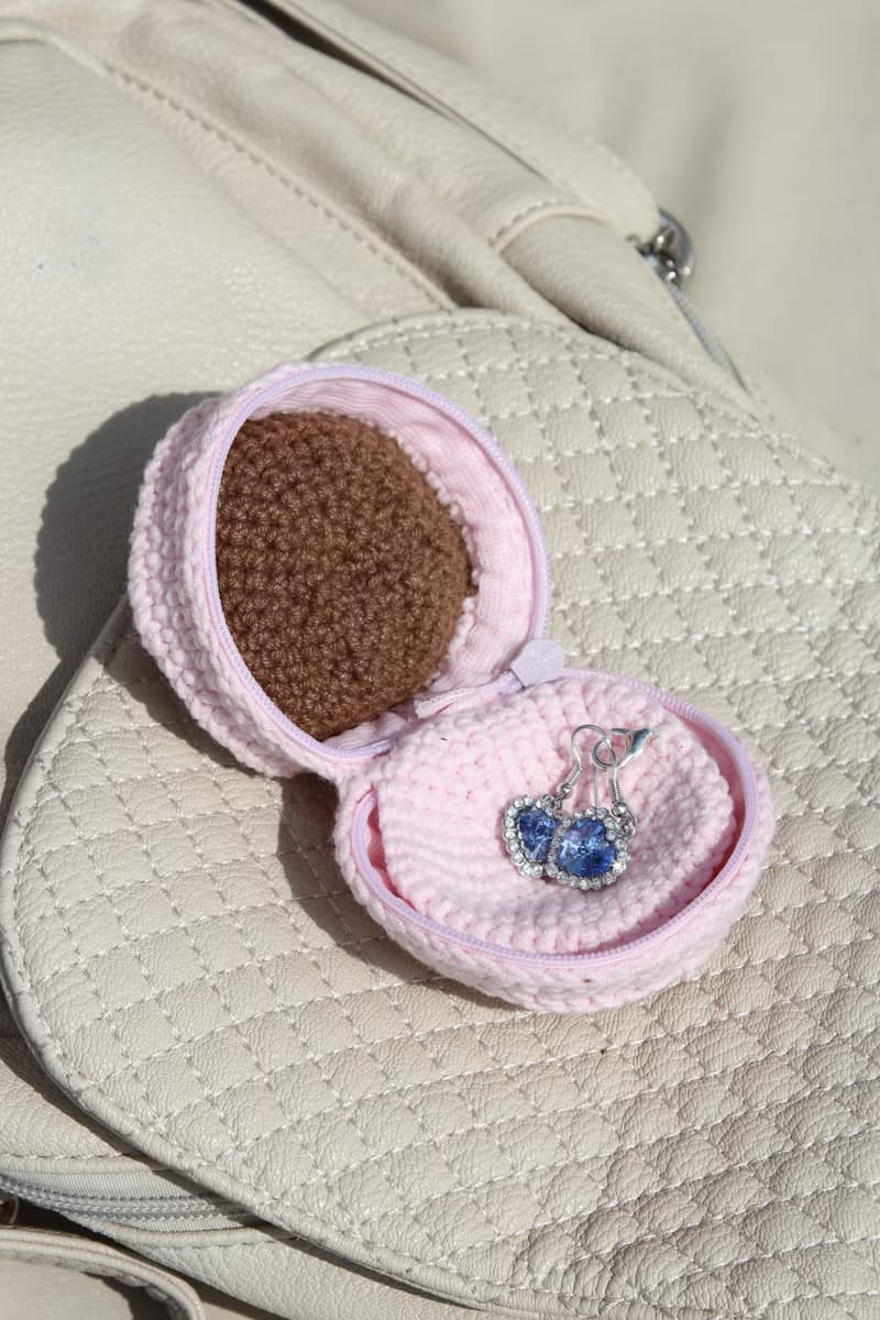 Succulents pot luggage bag organizer. Jewelry storage. Zip pouch.