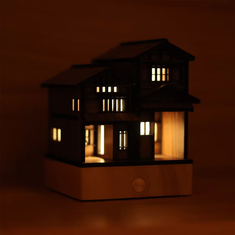 【海之京都-翼宿二/伊根舟屋】床頭燈/桌面擺件/USB/送小船