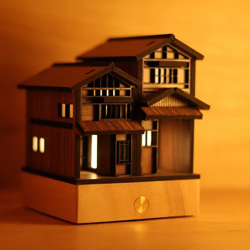 【海之京都-翼宿二/伊根舟屋】床頭燈/桌面擺件/USB/送小船