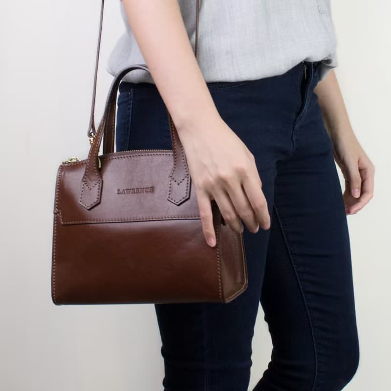 義大利植鞣革牛皮側背包mini 側背包 斜背包 生日情人節禮物