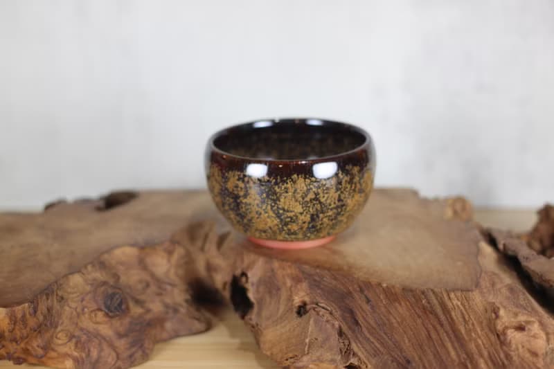 【母親節禮物】150ml 天目釉 手拉坯茶杯 鶯歌名家葉敏祥手作