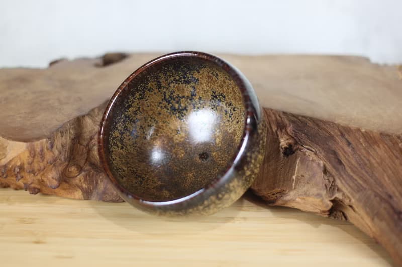 【母親節禮物】150ml 天目釉 手拉坯茶杯 鶯歌名家葉敏祥手作