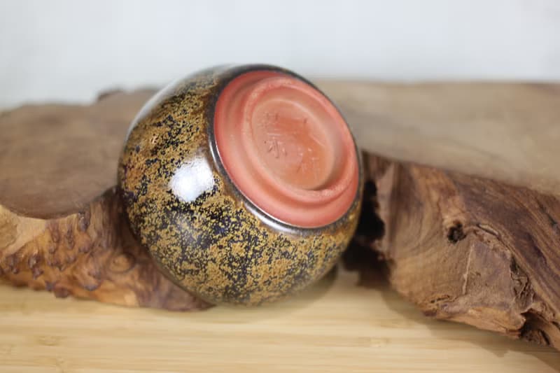 【母親節禮物】150ml 天目釉 手拉坯茶杯 鶯歌名家葉敏祥手作