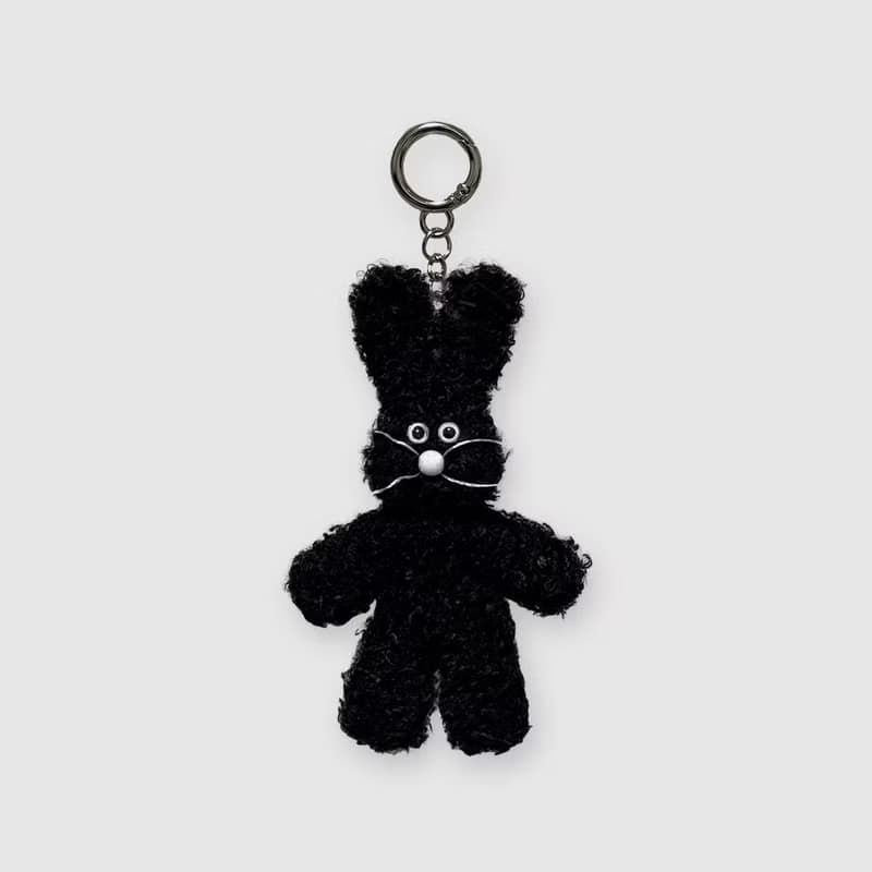 Black Bunny keyring