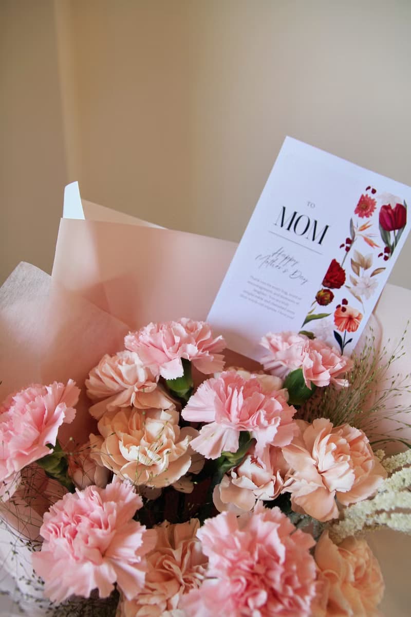 閃耀焦點E人媽媽系列 滿滿康乃馨鮮花束 (淡粉)