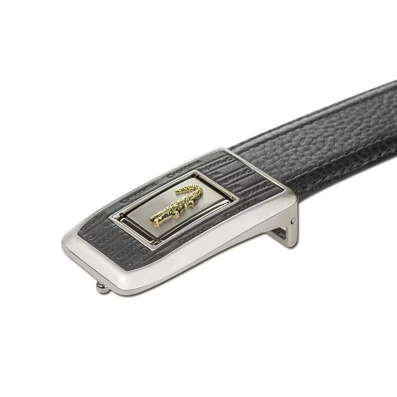 【真皮皮帶/24H出貨】荔紋軟皮 打洞皮帶 32MM-0101-7019-黑色