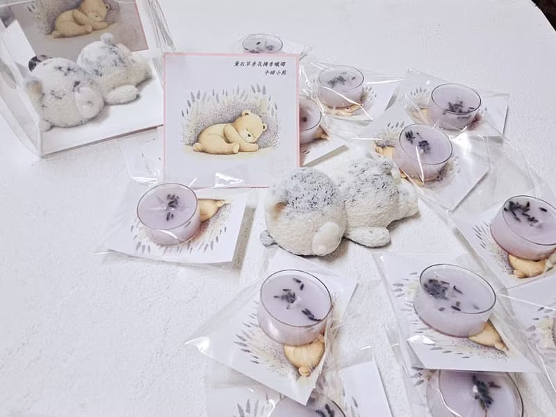 【薰衣草舒緩系-擴香小熊組】香氛蠟燭 室內擴香 紓壓 香氛