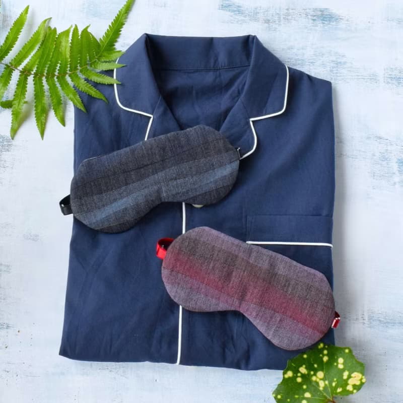 【暢銷商品】日本眼罩  Wave Blue |有附收納袋|免費禮品包裝