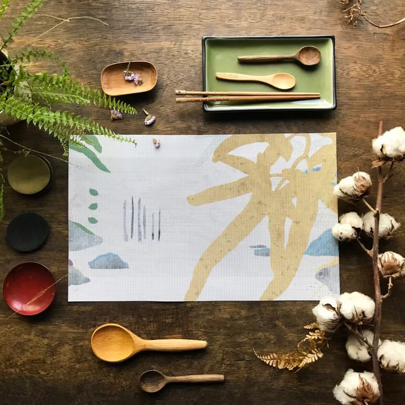 蕨類風景餐桌墊-海金沙|餐桌 廚房 餐具 佈置 女性 美
