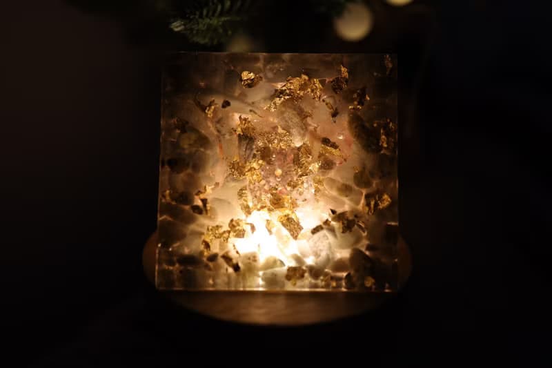 水晶療癒【母親節禮物】晶為天人-奧剛金字塔小夜燈Orgonite奧根