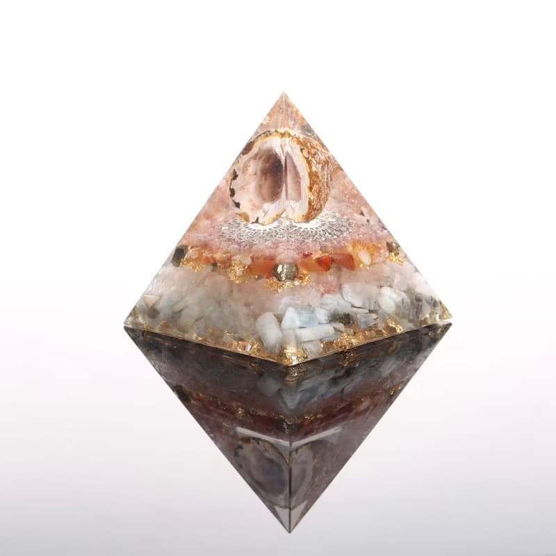 水晶療癒【母親節禮物】晶為天人-奧剛金字塔小夜燈Orgonite奧根