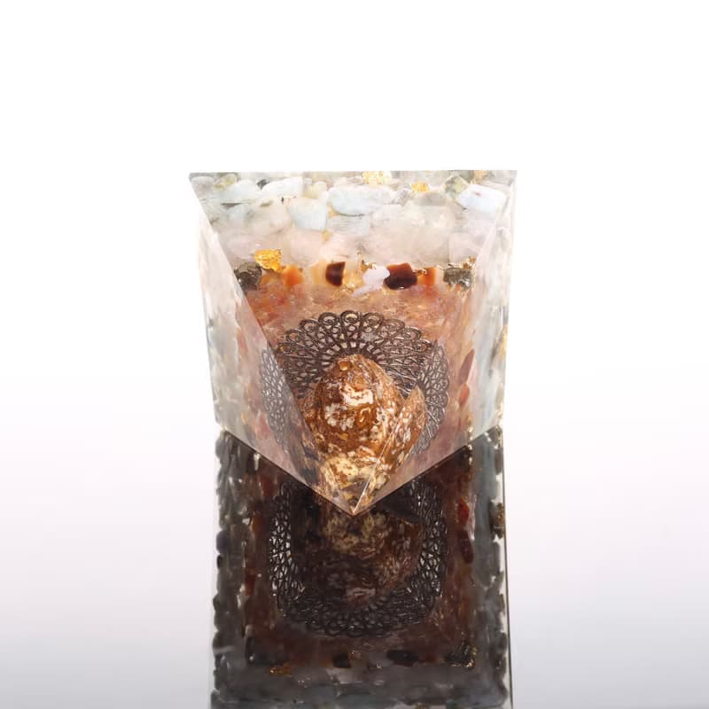 水晶療癒【母親節禮物】晶為天人-奧剛金字塔小夜燈Orgonite奧根