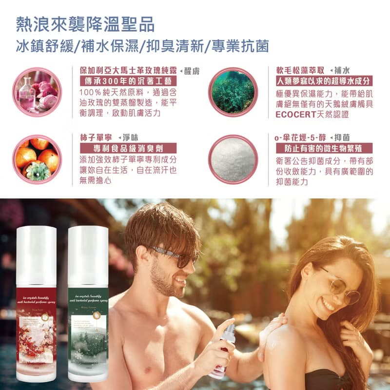 ice冰晶美肌抗菌香水噴霧-迷霧森林