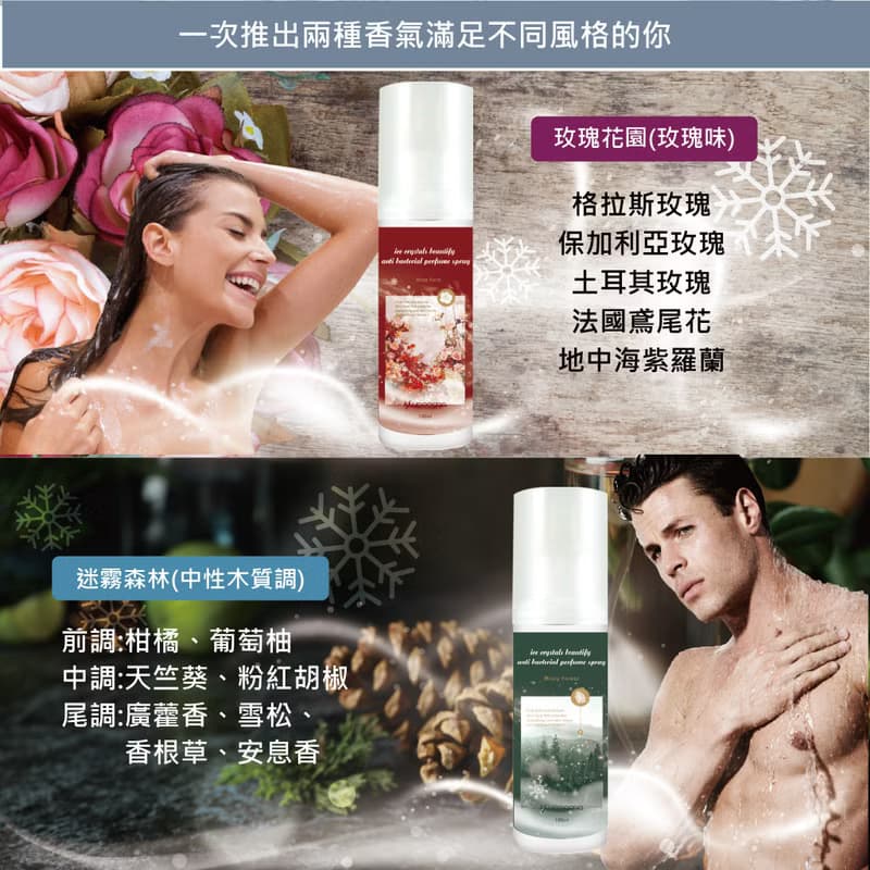 ice冰晶美肌抗菌香水噴霧-迷霧森林