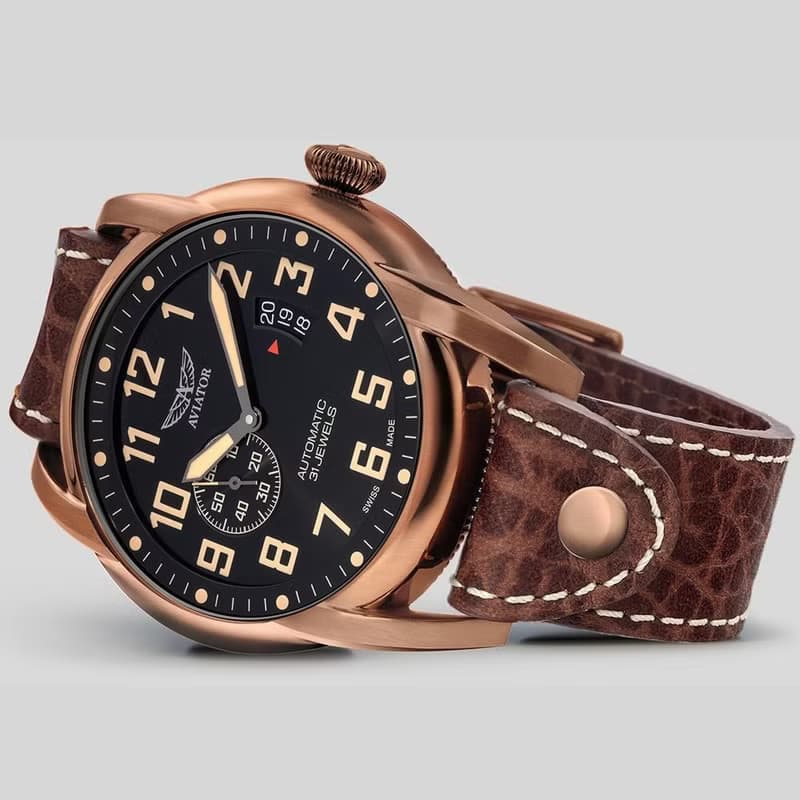 布里斯托偵察機 RISTOL SCOUT 小秒針機械腕錶