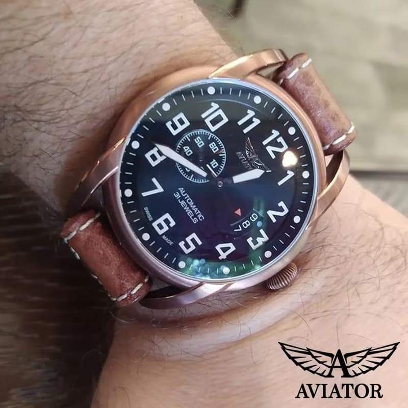 布里斯托偵察機 RISTOL SCOUT 小秒針機械腕錶