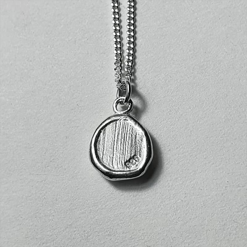 (925 Sterling Silver) Atypical Stone Necklace Ver.3