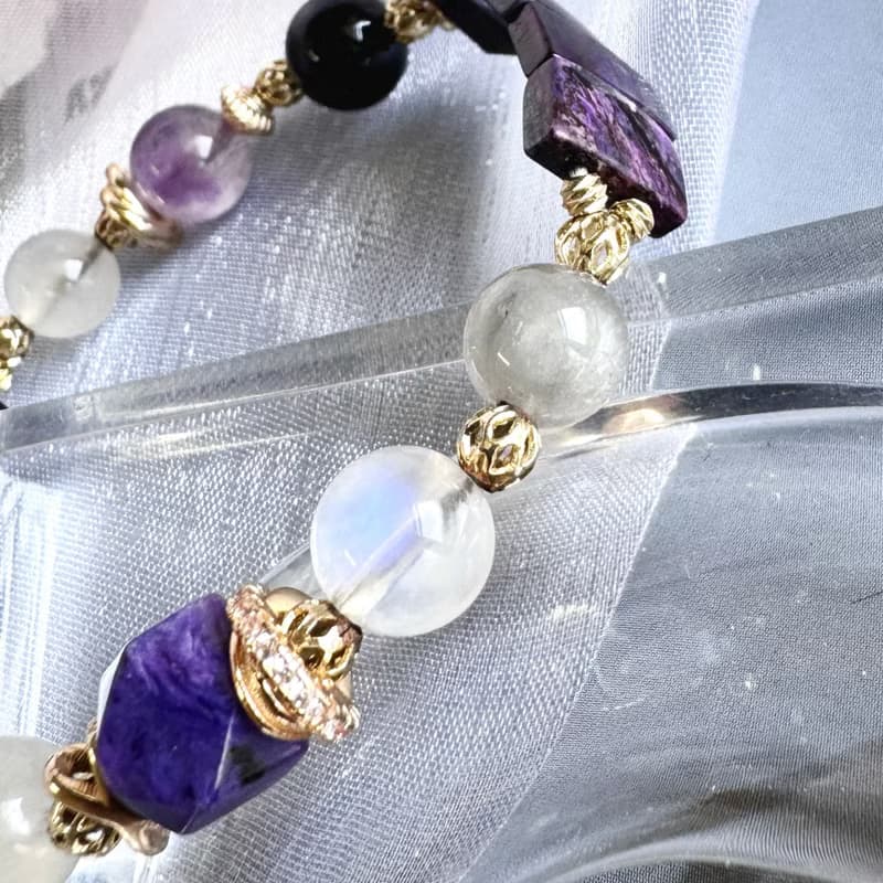 紫色舒俱萊手排設計 紫超七 兔毛 寧靜療癒健康