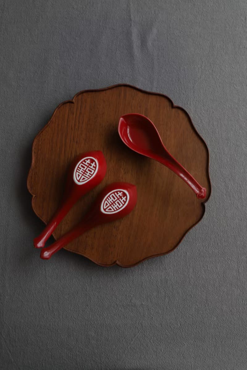 花瓣勺子   餐具配件  高溫顏色釉  兩色款