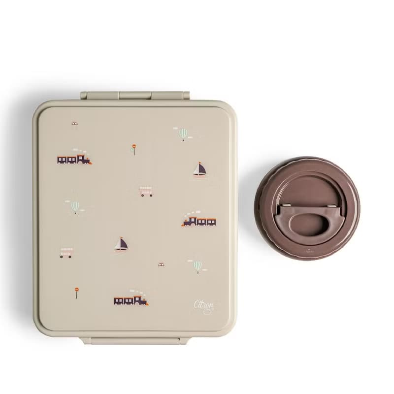 快速出貨【Citron】餐盒兩件組_交通工具