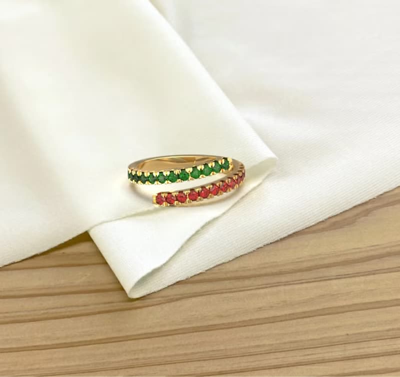 Minimal design ring Natural Ruby Ring made by Fine jewelry in Thailand