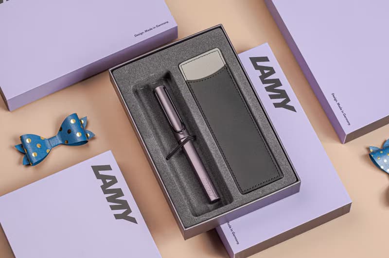 【雷雕刻字】LAMY 鋼珠筆 限量單入筆套禮盒 /AL star 2025 紫灰