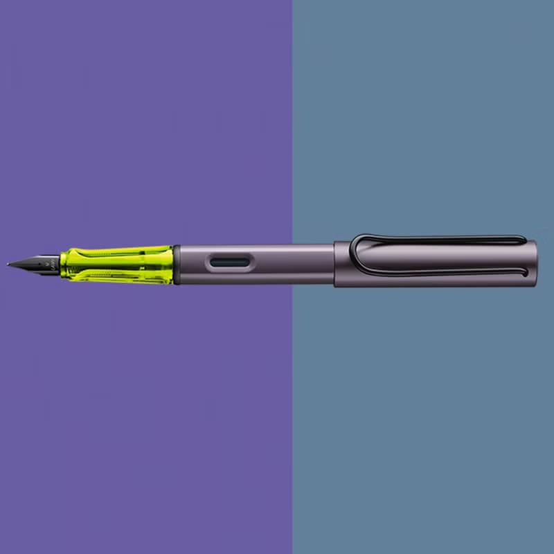 【雷雕刻字】LAMY 鋼珠筆 限量單入筆套禮盒 /AL star 2025 紫灰