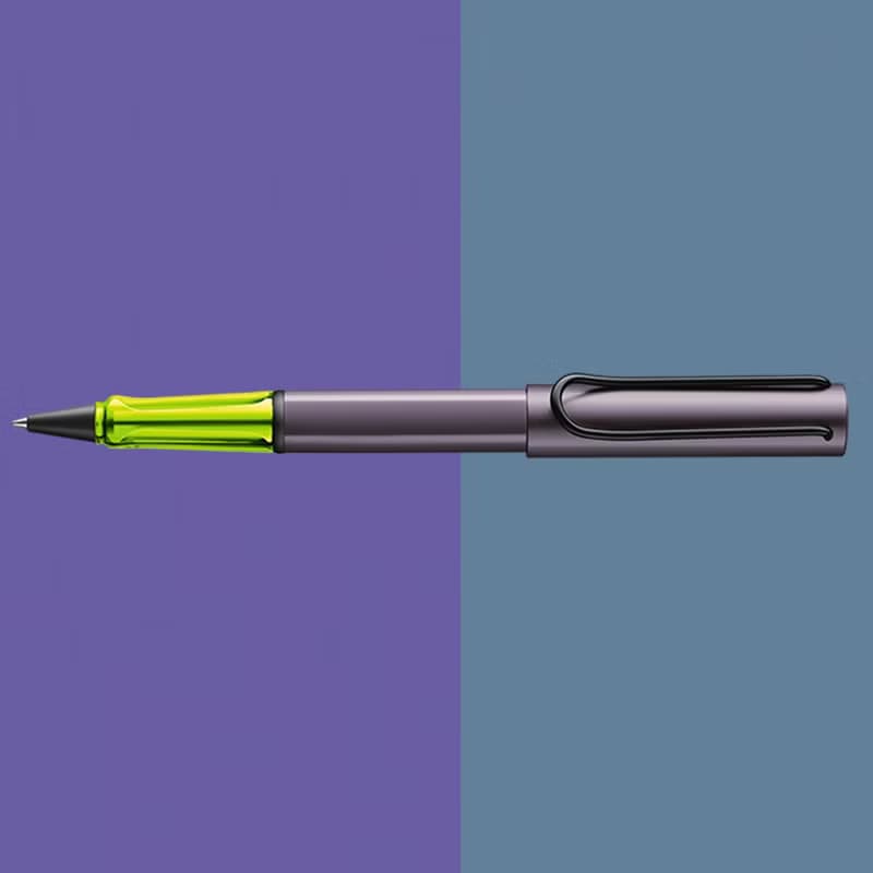 【雷雕刻字】LAMY 鋼珠筆 限量單入筆套禮盒 /AL star 2025 紫灰