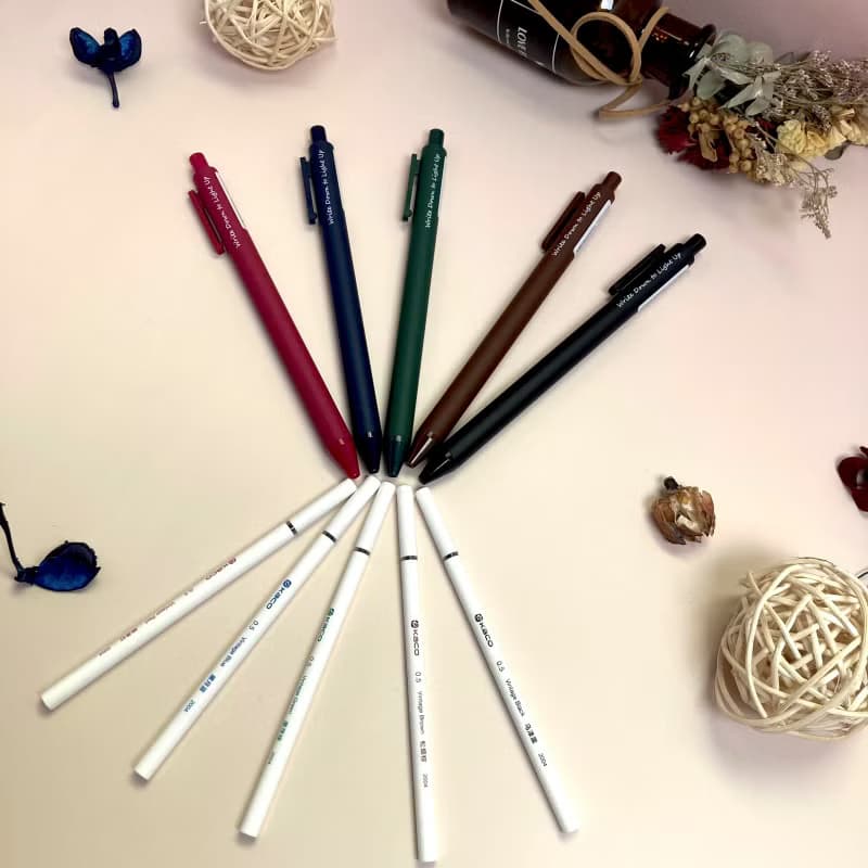 筆芯  復古色中性筆  Write Down to Light Up Refill
