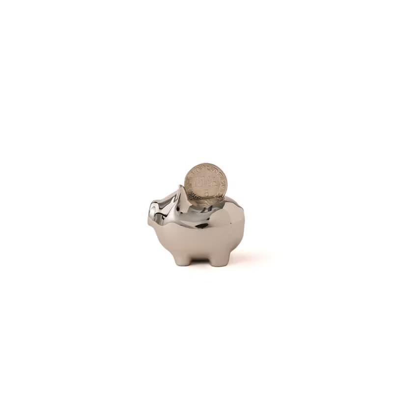 GOLDENPIG | 招財金豬 大豬小豬落御盤 白K金