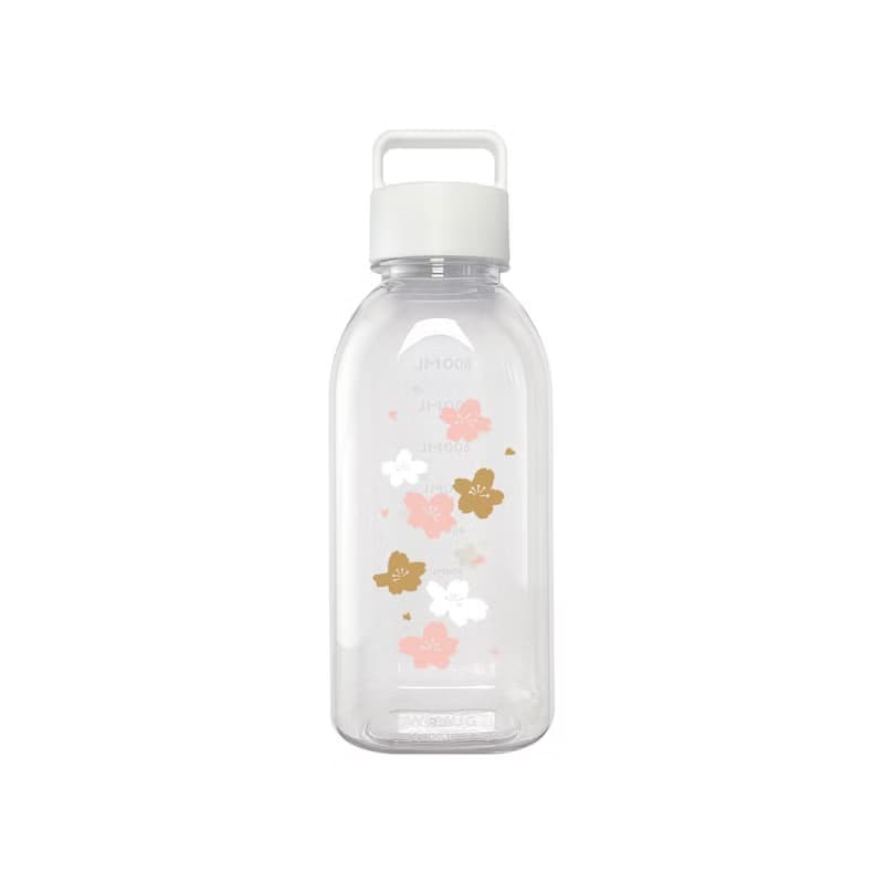 清涼色系上市  櫻花系列 SAKURA GIANT 1000ml 透明色提手水樽